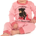 Lazy One I’m a Bear In The Morning Pink Infant Union Suit