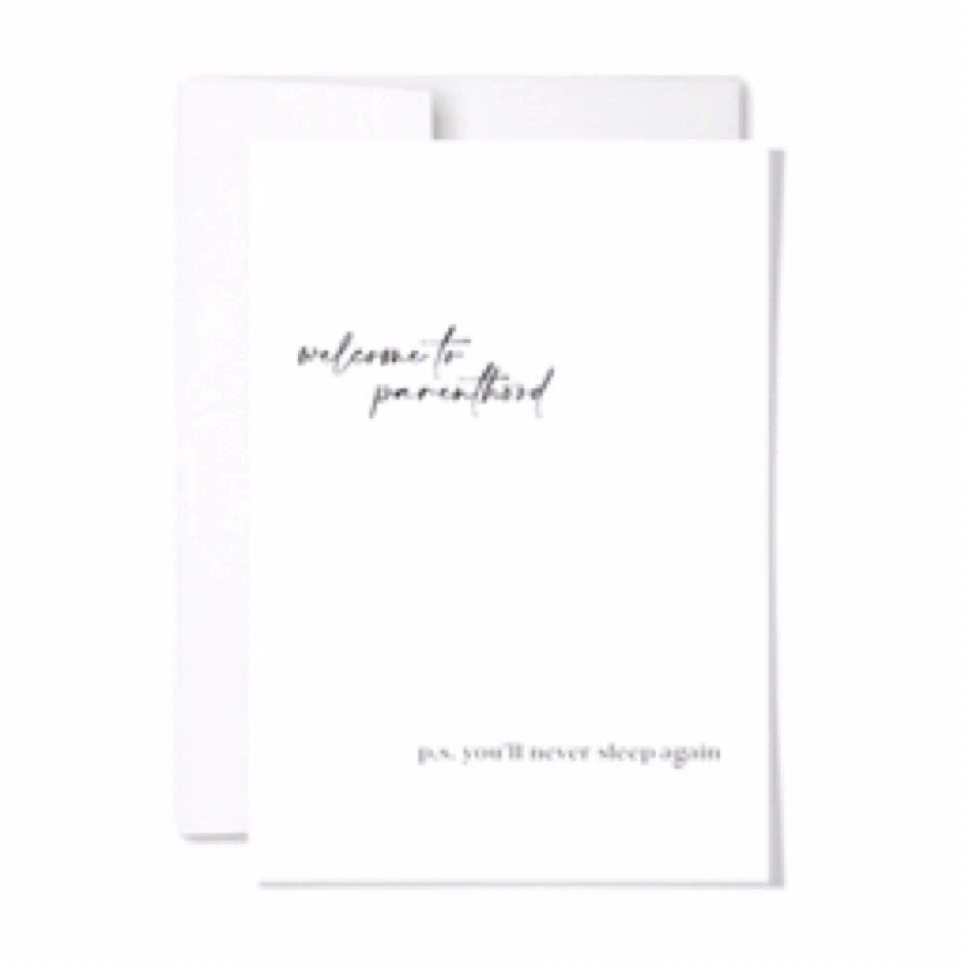 Paperscript Welcome To Parenthood