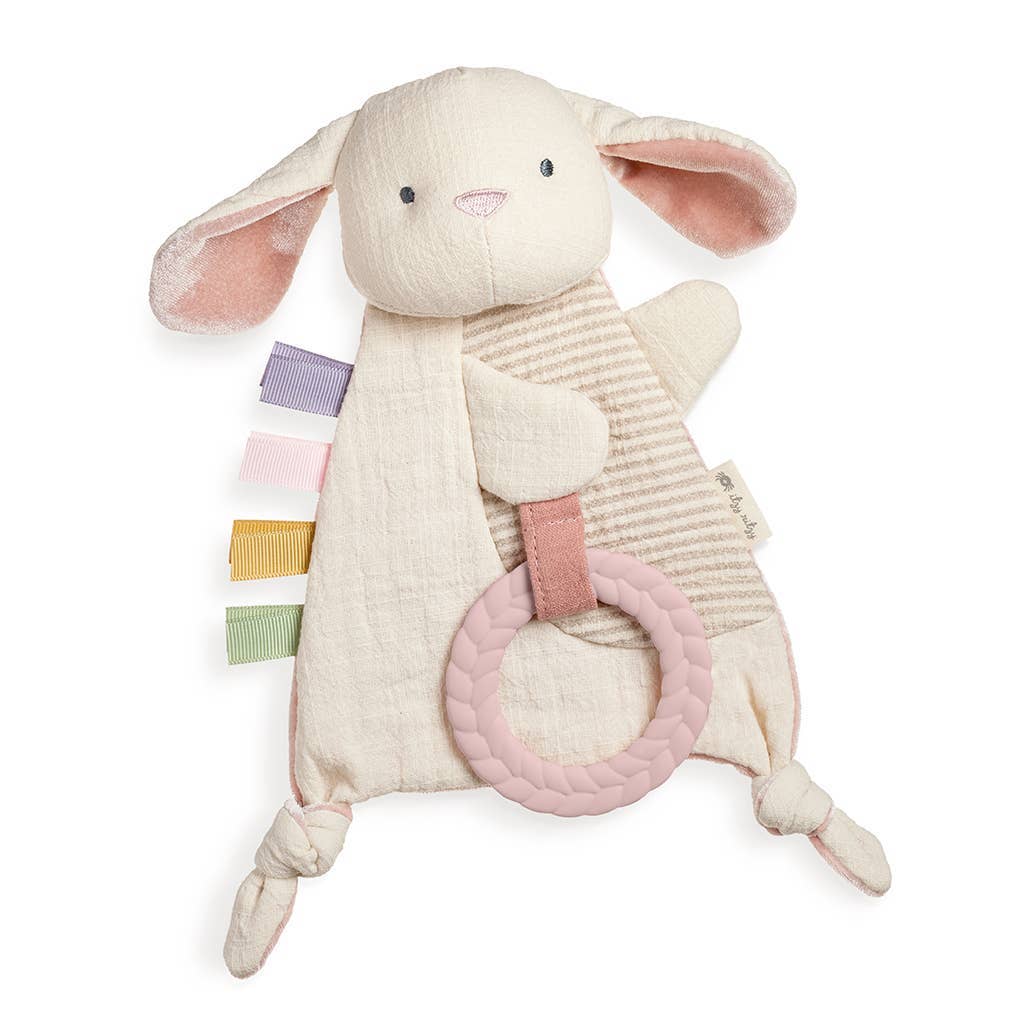 Itzy Ritzy Bitzy Crinkle Bunny Sensory Toy With Teether