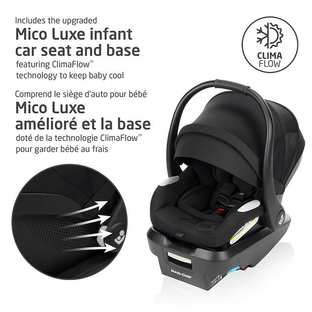 Maxi Cosi Zelia Luxe 5-in-1 Modular Travel System New Hope Black -  Online Exclusive