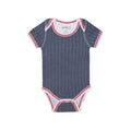 Juddlies Lake Blue Organic Cottage Short Sleeve Bodysuit - Lake Blue