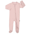 Belan J Rose Quartz Footed Zippered Sleeper