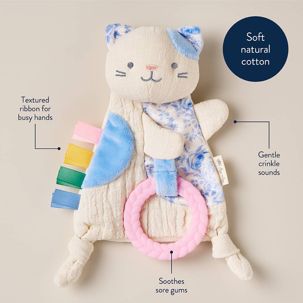 Itzy Ritzy Bitzy Crinkle Bunny Sensory Toy With Teether