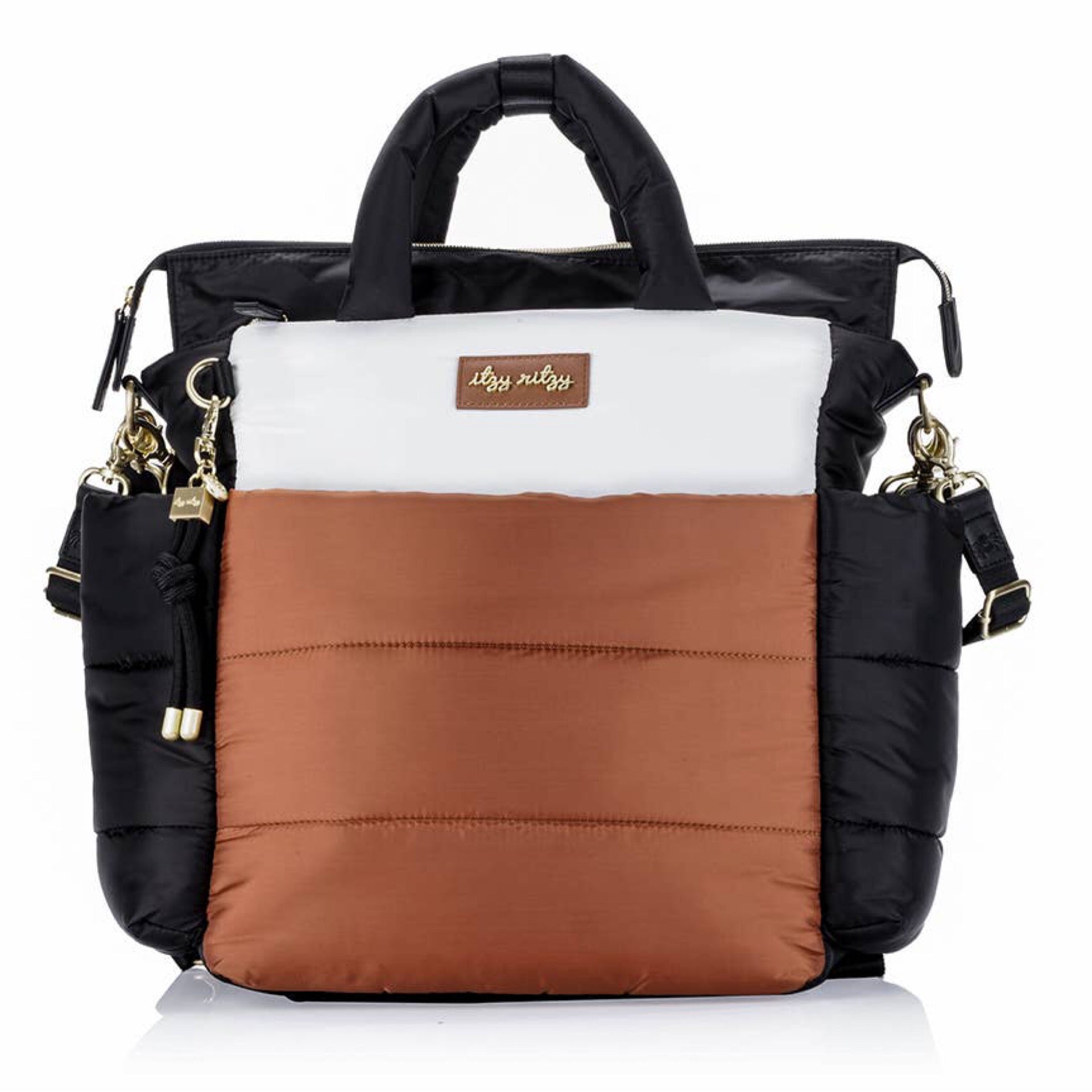 Itzy Ritzy Coffee & Cream Dream Weekender Diaper Bag - Online Exclusive
