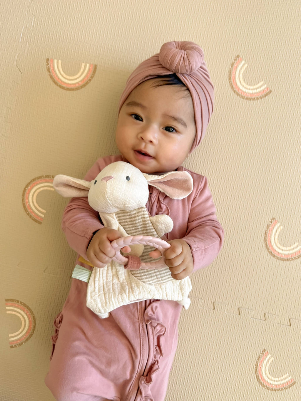 Itzy Ritzy Bitzy Crinkle Bunny Sensory Toy With Teether