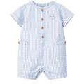 Souris Mini Light Blue Plaid One Piece