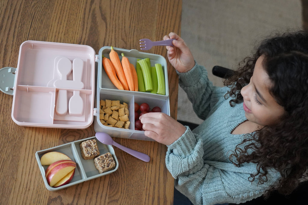 melii 2 Tier Pink Bento Box