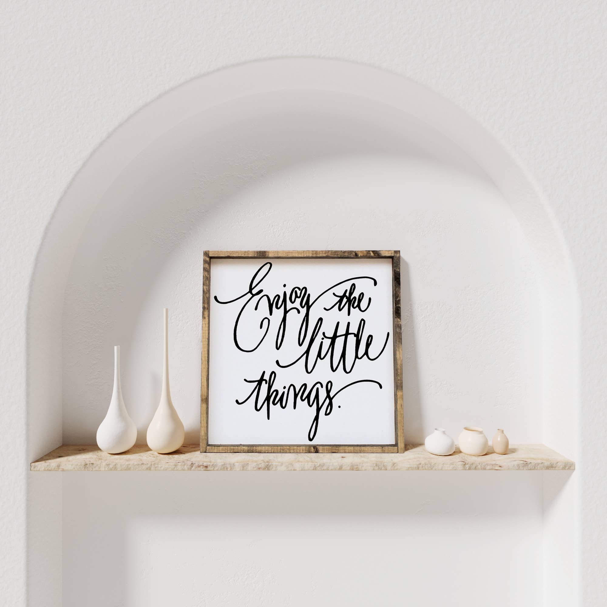 Williamraedesigns Enjoy the Little Things Wood Sign