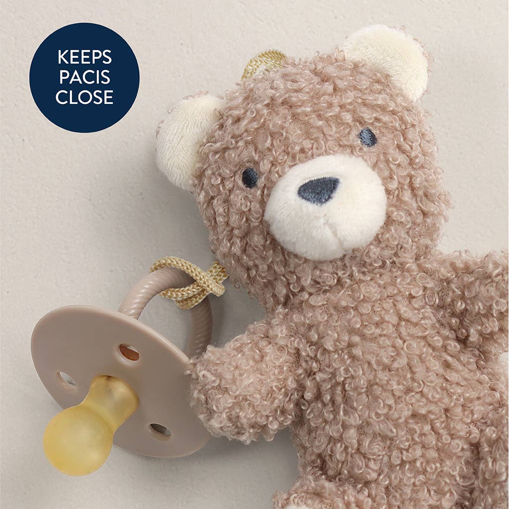 Itzy Ritzy Bitzy Pal Bunny Natural Rubber Pacifier & Plush