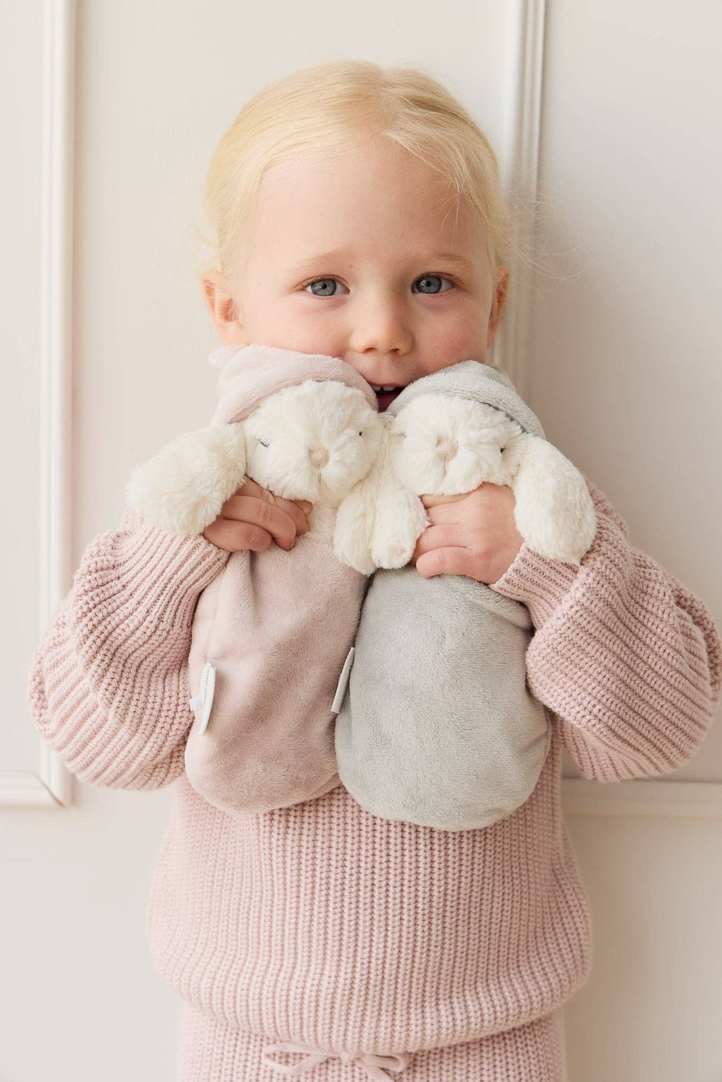 Snuggle Bunnies Plush Sleeping Penelope - Blush