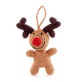 Pebble Rudolph Ornament