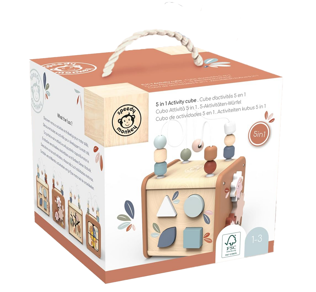 Speedy Monkey Activity Cube 5 in 1