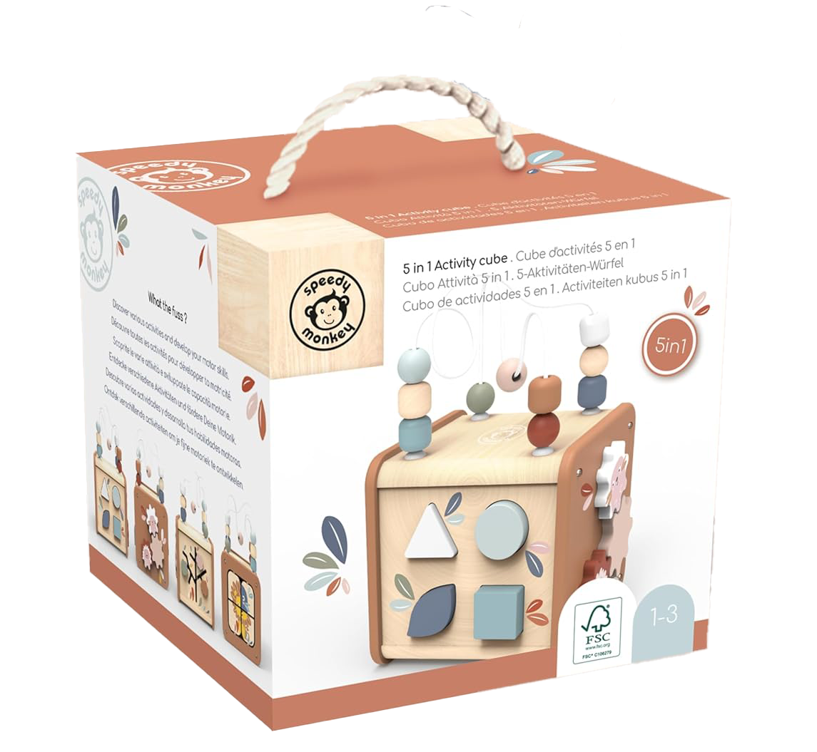 Speedy Monkey Activity Cube 5 in 1