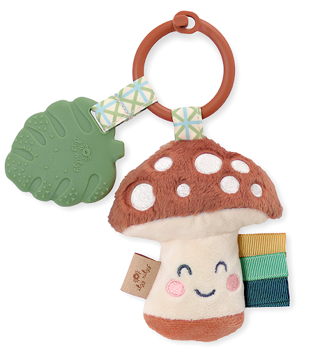 Itzy Ritzy Itzy Pal Cow Plush + Teether