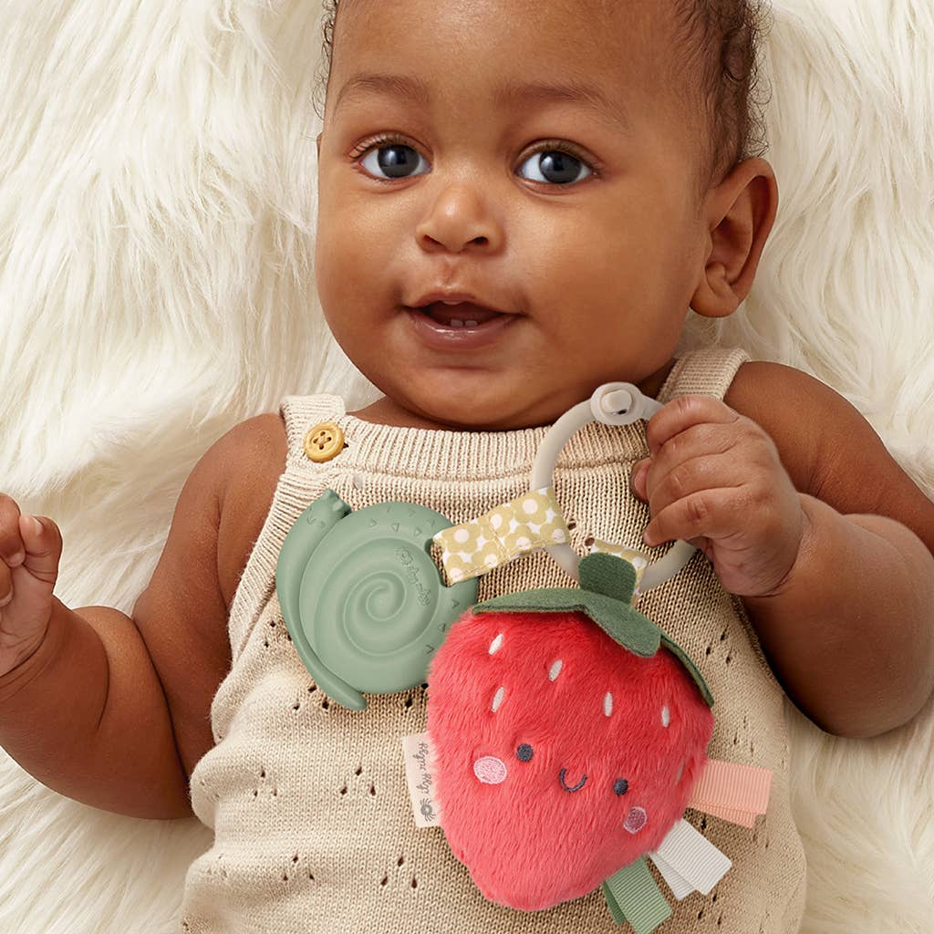 Itzy Ritzy Itzy Pal Cow Plush + Teether