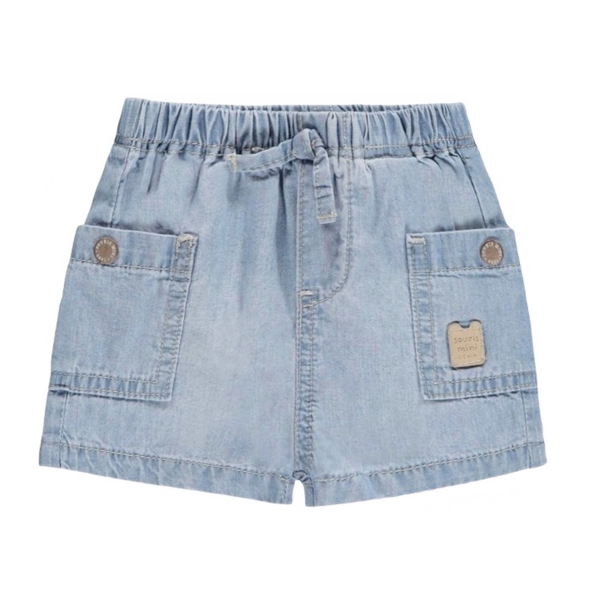 Souris Mini Blue Light Denim Shorts