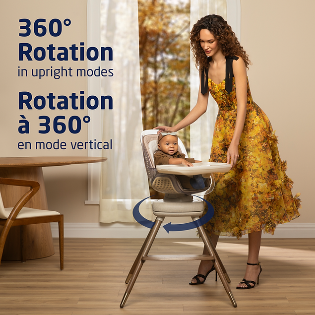 Maxi Cosi Kiskadee 360 Rotating High Chair Natural Heritage - Online Exclusive