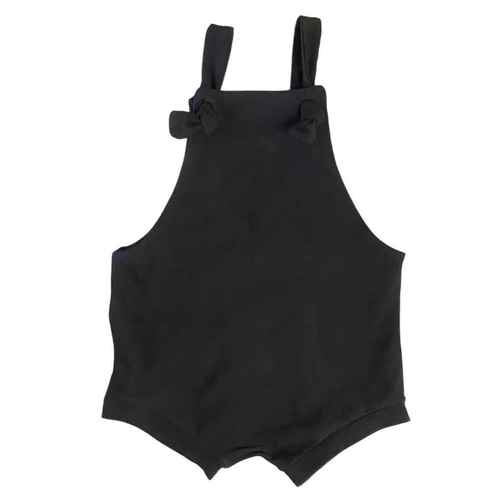 Pretty Plum Boutique Overall Shorts - Black