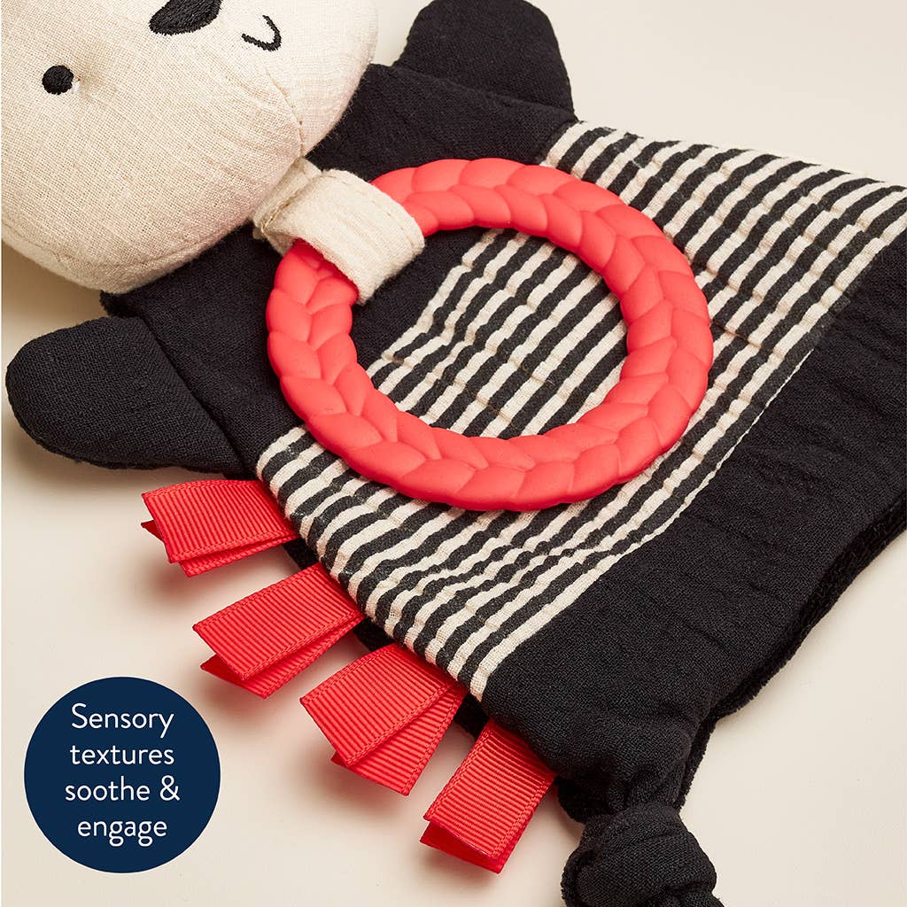 Itzy Ritzy Bitzy Crinkle Bunny Sensory Toy With Teether