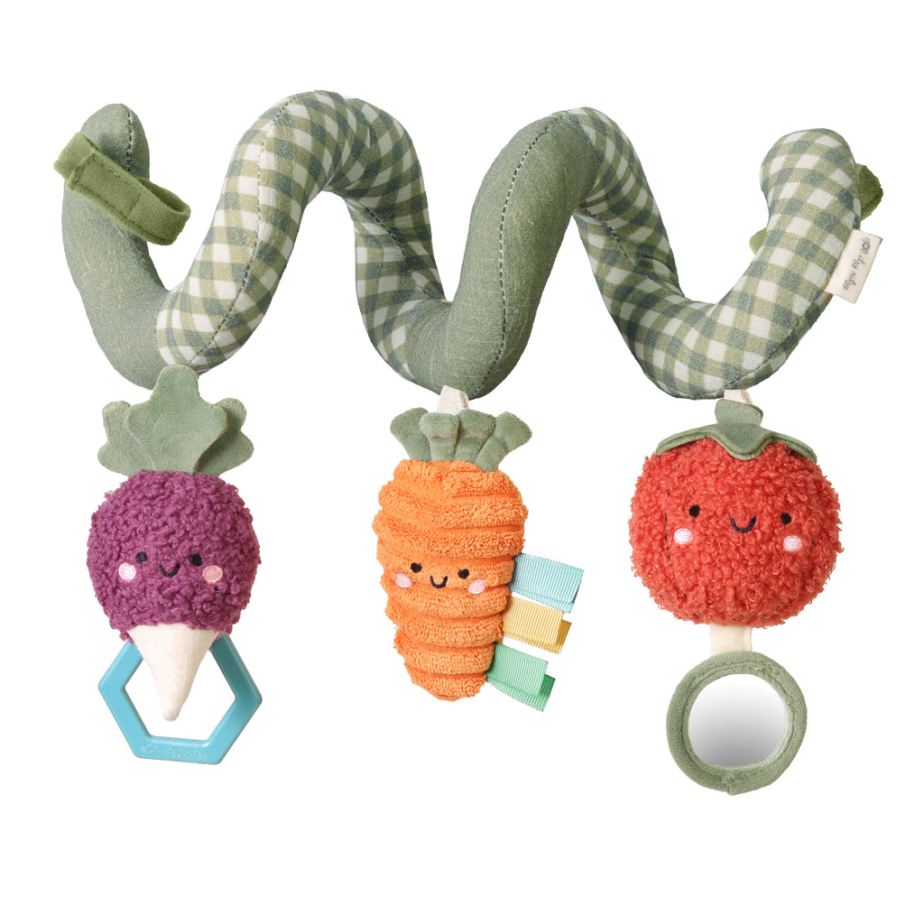 Itzy Ritzy Itzy Bitzy Farm Spiral Car Seat Activity Toy