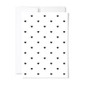 Paperscript Hearts Notecard