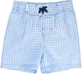 RuggedButts - Cornflower Blue Gingham Swim Trunks