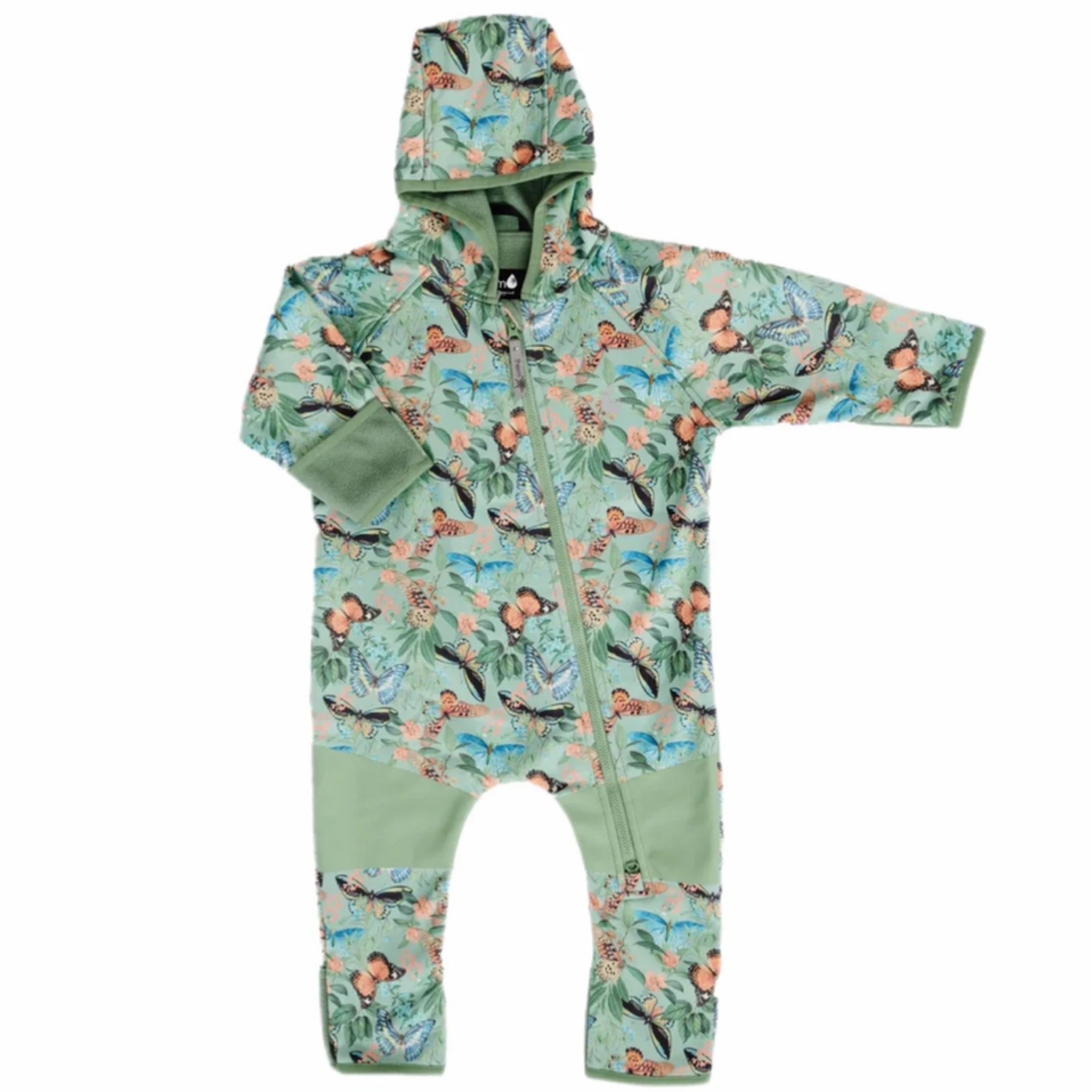 Therm Butterfly Meadow All Weather Fleece Onesie