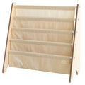 3 Sprouts Kids Bookshelf with Recycled Fabric - Beige