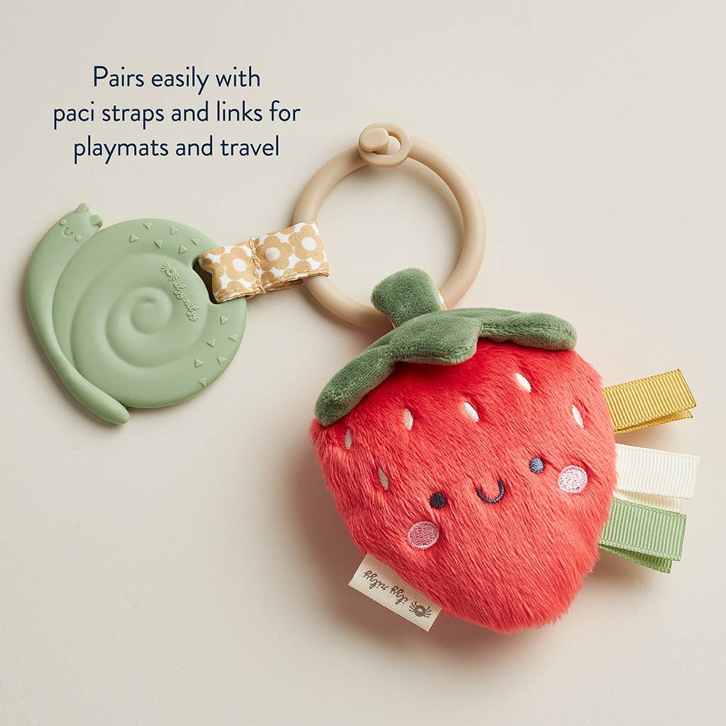Itzy Ritzy Itzy Pal Cow Plush + Teether