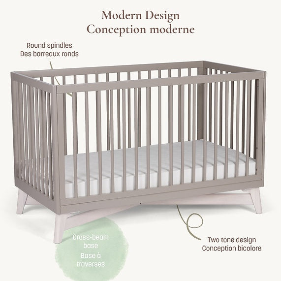 Little Seeds Pala Convertible 4 in 1 Crib Taupe - Online Exclusive