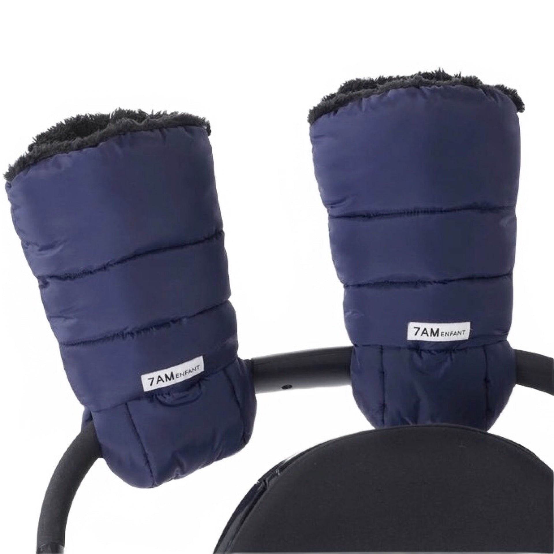 7AM Navy Warmmuffs Plush - Online Exclusive