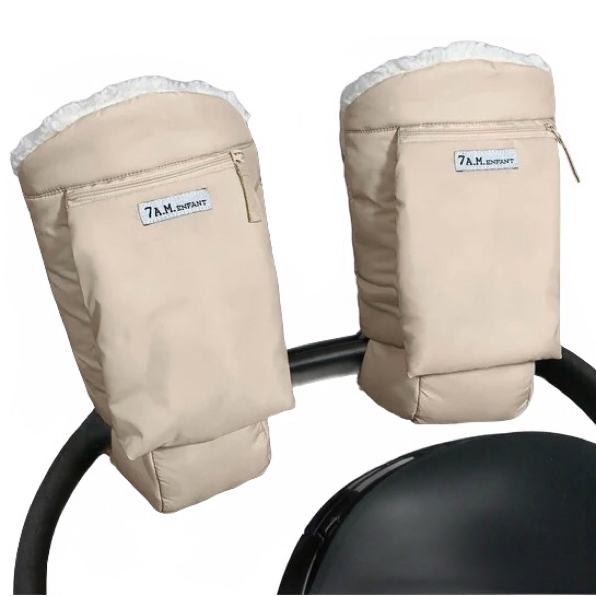7AM Oslo Cloud Warmmuffs Almond - Online Exclusive
