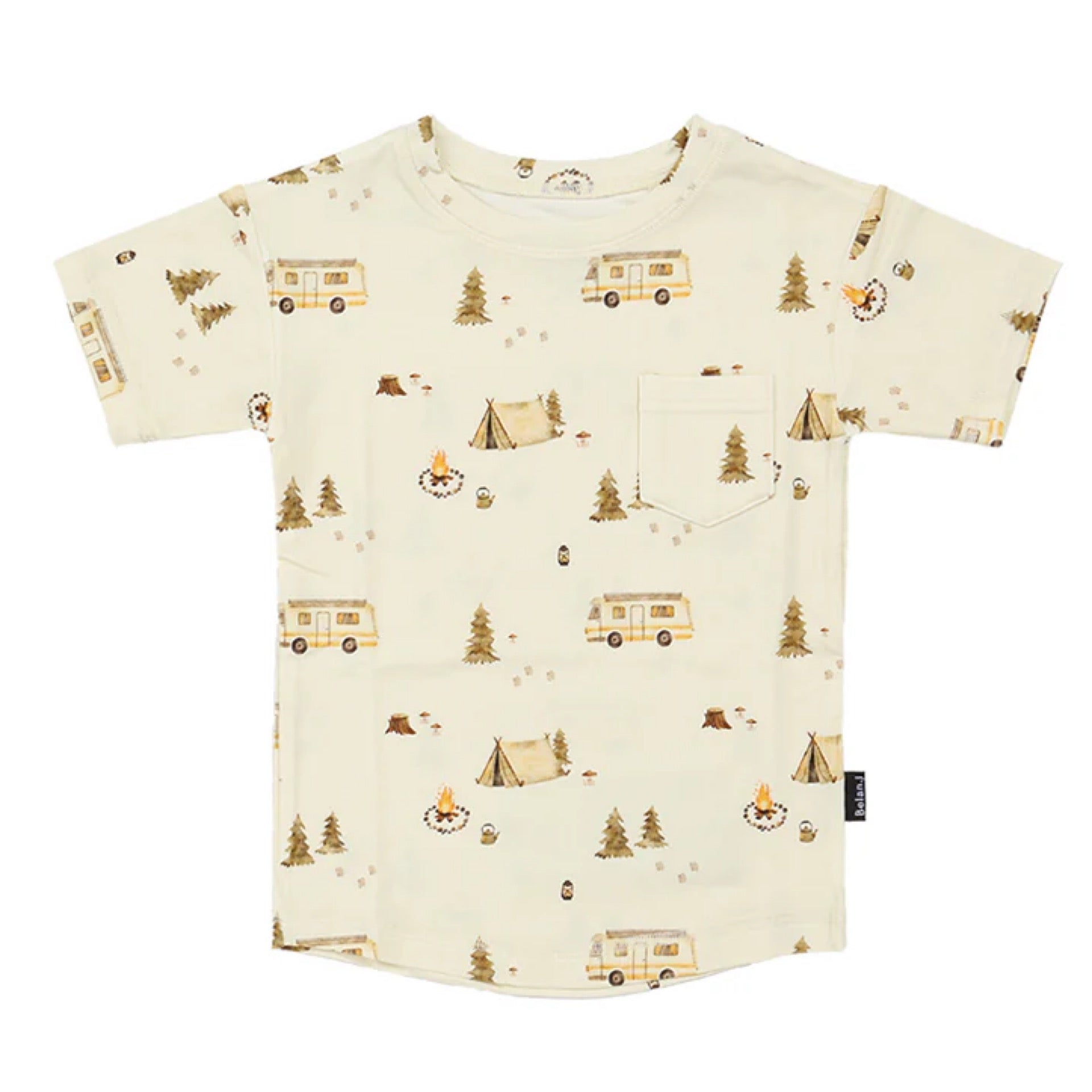Belan J Day Camp Short Sleeve Pocket Tee
