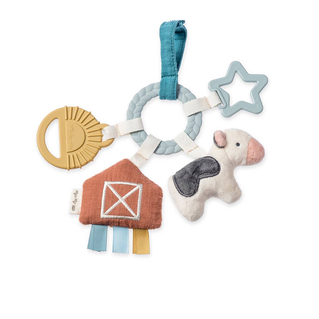 Itzy Ritzy Bitzy Busy Ring Bunny Teething Activity Toy