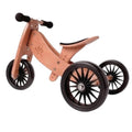 Kinderfeets Tiny Tot PLUS 2-in-1 Tricycle & Balance Bike Bamboo