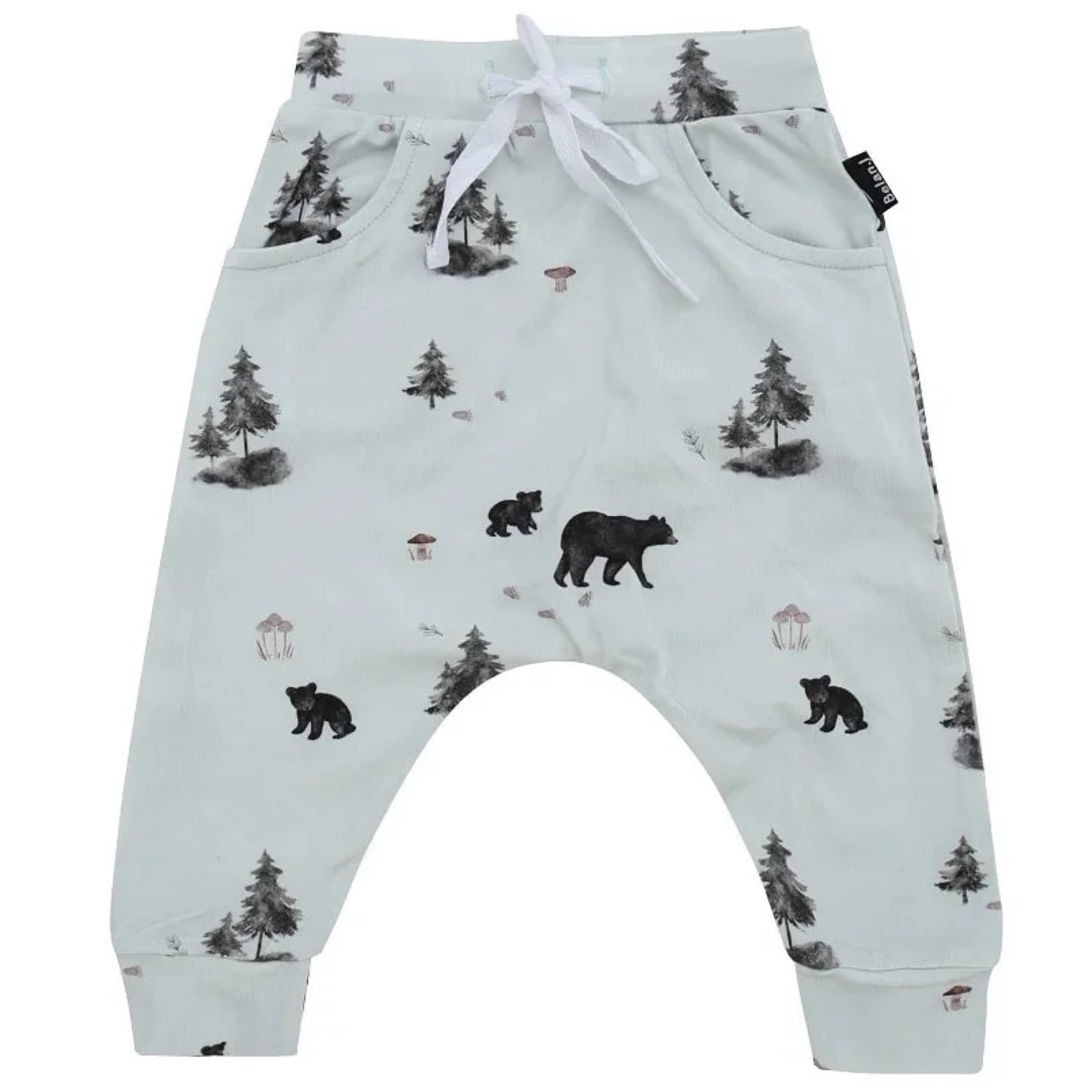 Belan J Black Bear Harem Pants