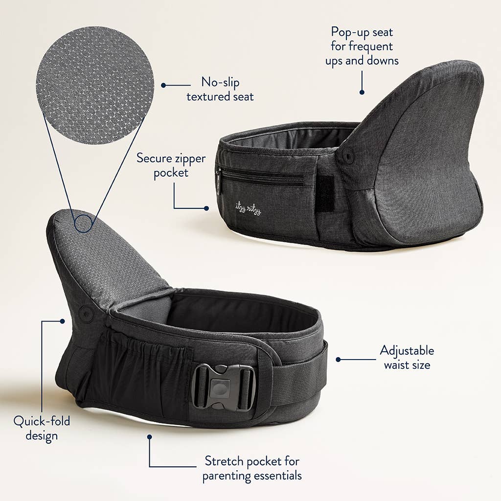 Itzy Ritzy Hold & Fold Hip Seat Carrier