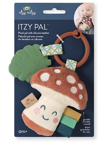 Itzy Ritzy Itzy Pal Cow Plush + Teether