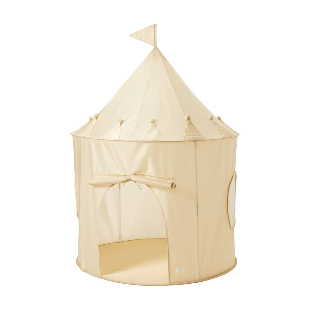 3 Sprouts Kids Play Tent Castle with Recycled Fabric - Misty Pink