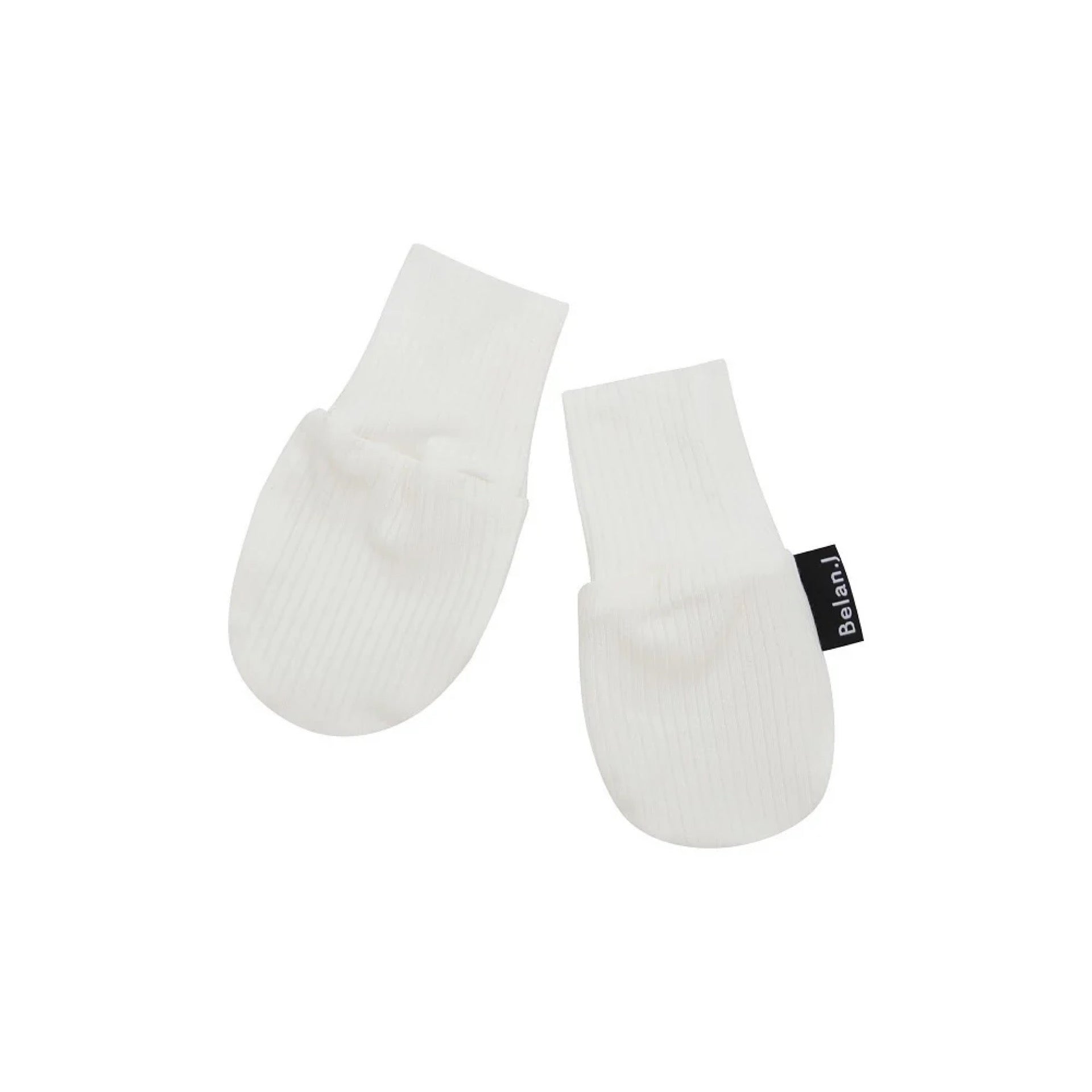 Belan J Rice Ribbed Bamboo Non-Scratch Mittens