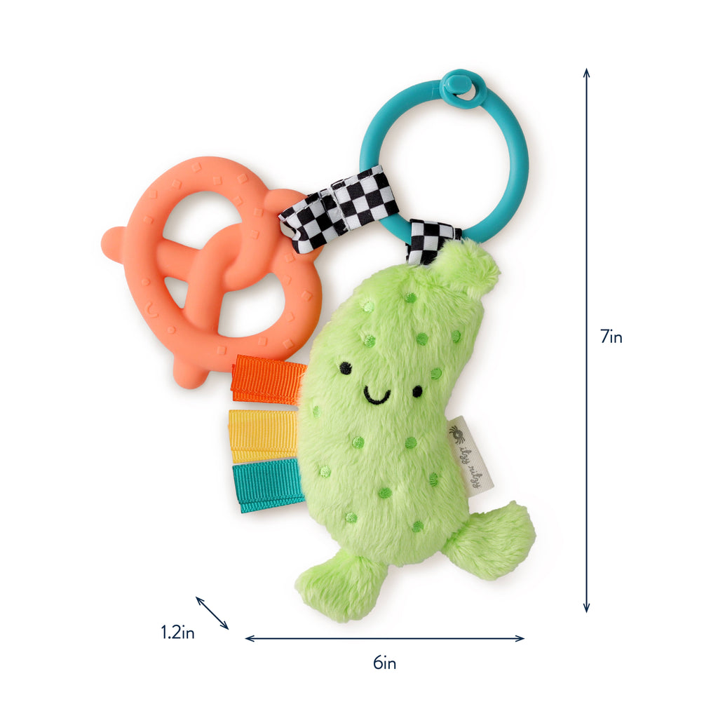 Itzy Ritzy Itzy Pal Cow Plush + Teether