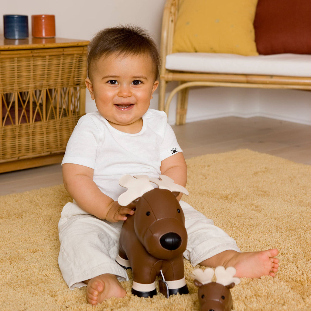 Little Big Friends Musical Animals Moose Sensory Plush Toy